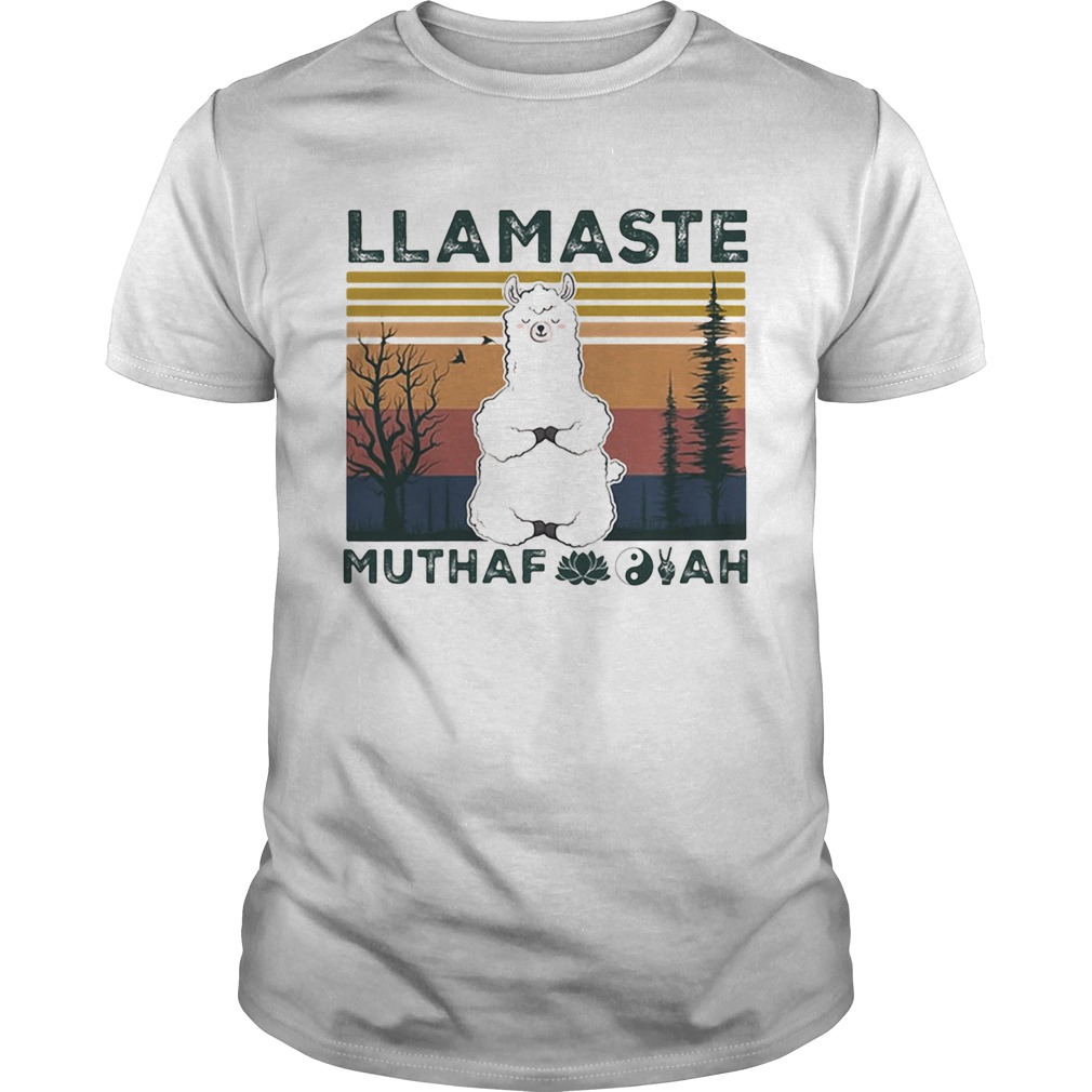 Llamaste muthafuckah vintage retro shirt