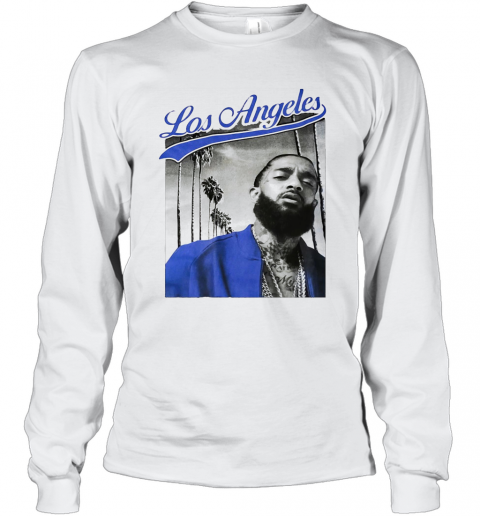 Los Angeles Nipsey Hussle Rapper T-Shirt Long Sleeved T-shirt 