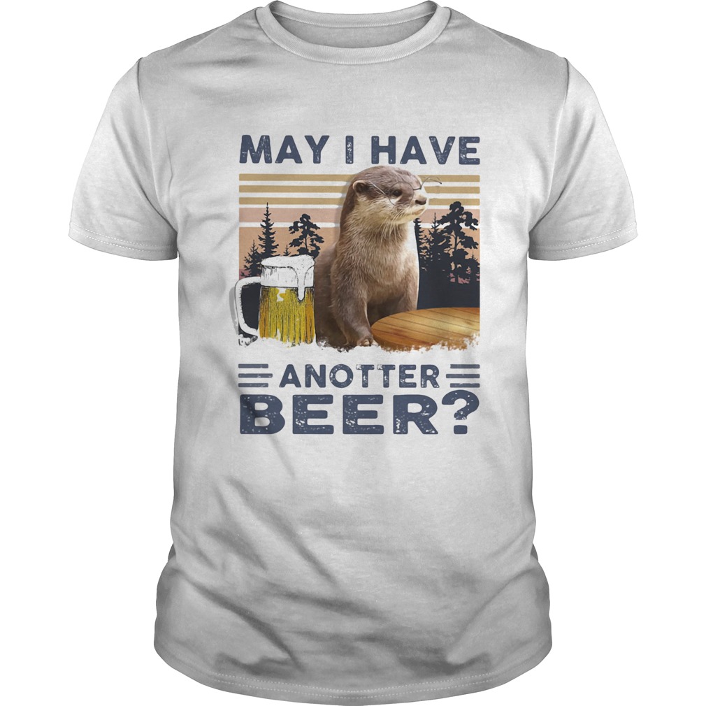 MAY I HAVE ANOTHER BEER SQUIRREL VINTAGE RETRO shirt