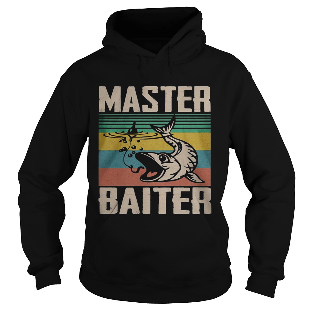 Master baiter fishing vintage retro Hoodie