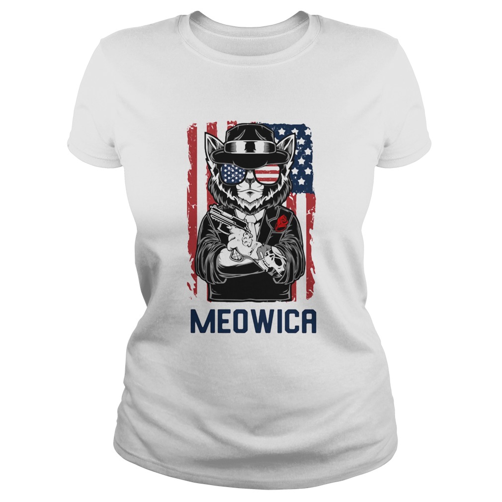 Meowica 14th of July Independence Day Flag Classic Ladies