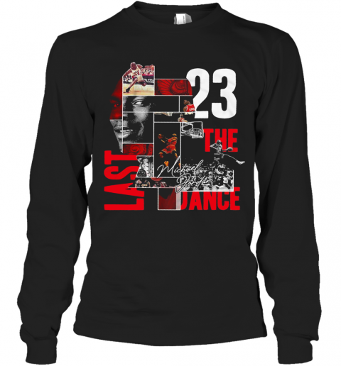 Michael Jordan 23 The Last Shot Chicago Bulls Basketball Legend T-Shirt Long Sleeved T-shirt 