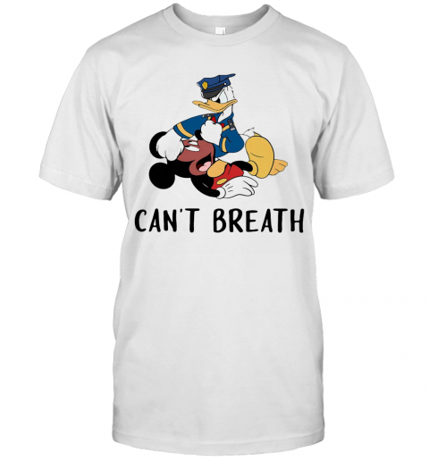 Mickey Mouse And Donald Duck Can'T Breath T-Shirt Classic Men's T-shirt