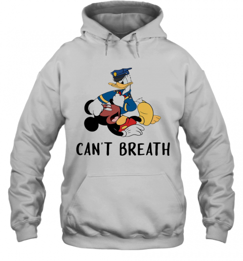 Mickey Mouse And Donald Duck Can'T Breath T-Shirt Unisex Hoodie