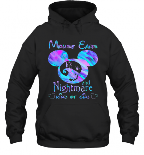 Mickey Mouse Cars And Nightmare Kind Of Girl T-Shirt Unisex Hoodie