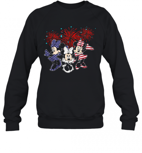 Mickey Mouse Happy The 4Th Of July Merica T-Shirt Unisex Sweatshirt