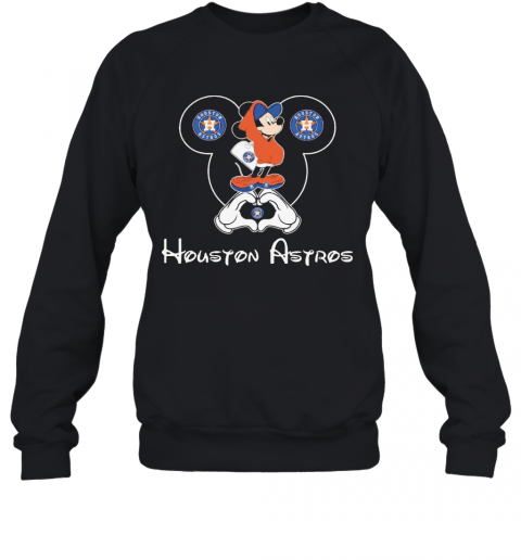 Mickey Mouse Houton Astros Heart T-Shirt Unisex Sweatshirt