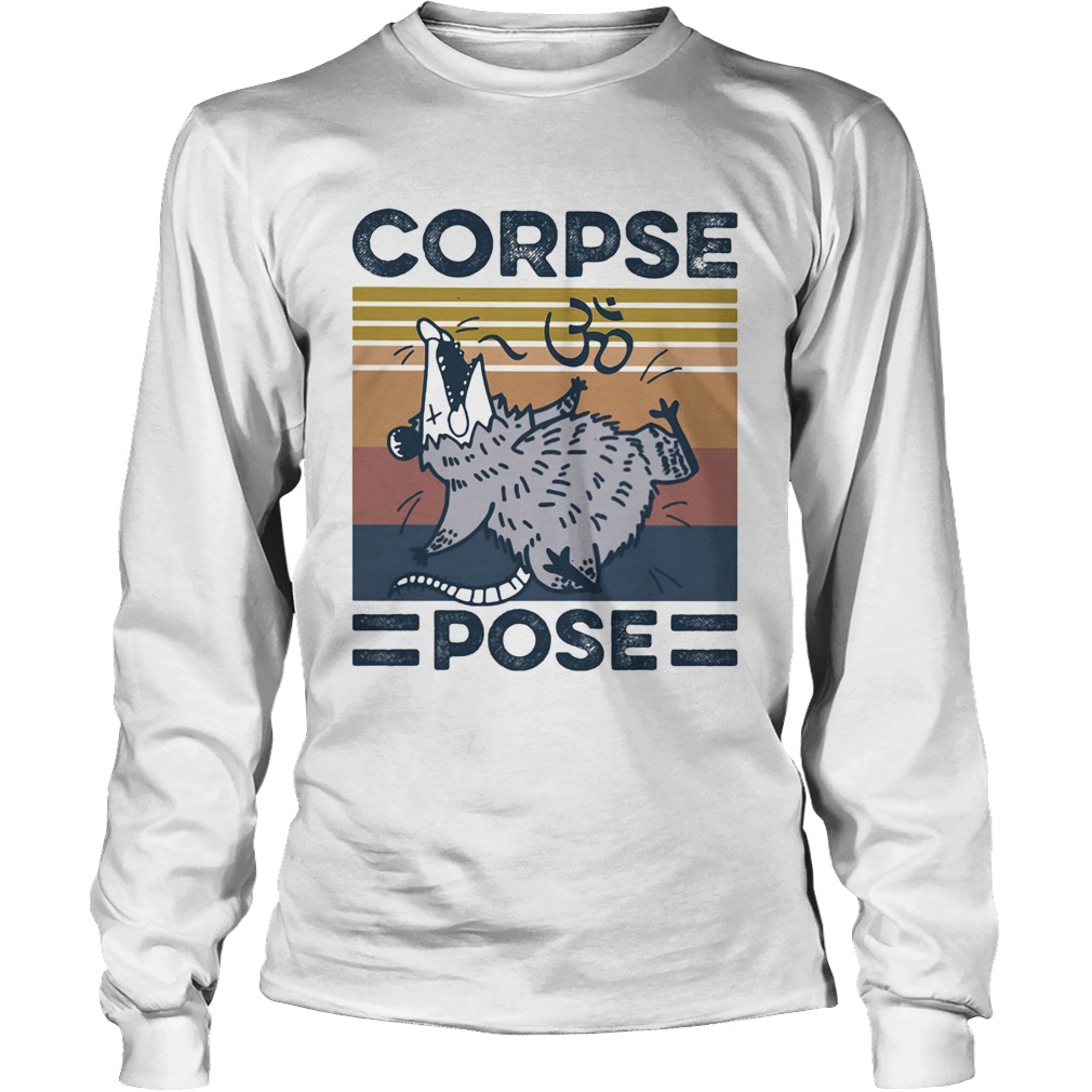 Mouse corpse pose vintage retro Long Sleeve