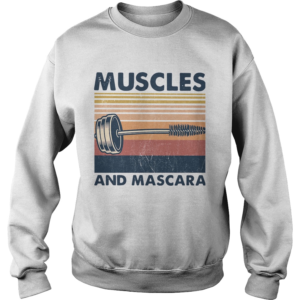 Muscles And Mascara Vintage Sweatshirt