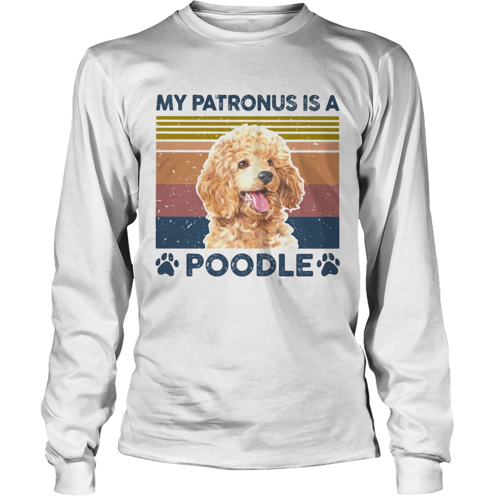My patronus is a Poodle vintage Long Sleeve