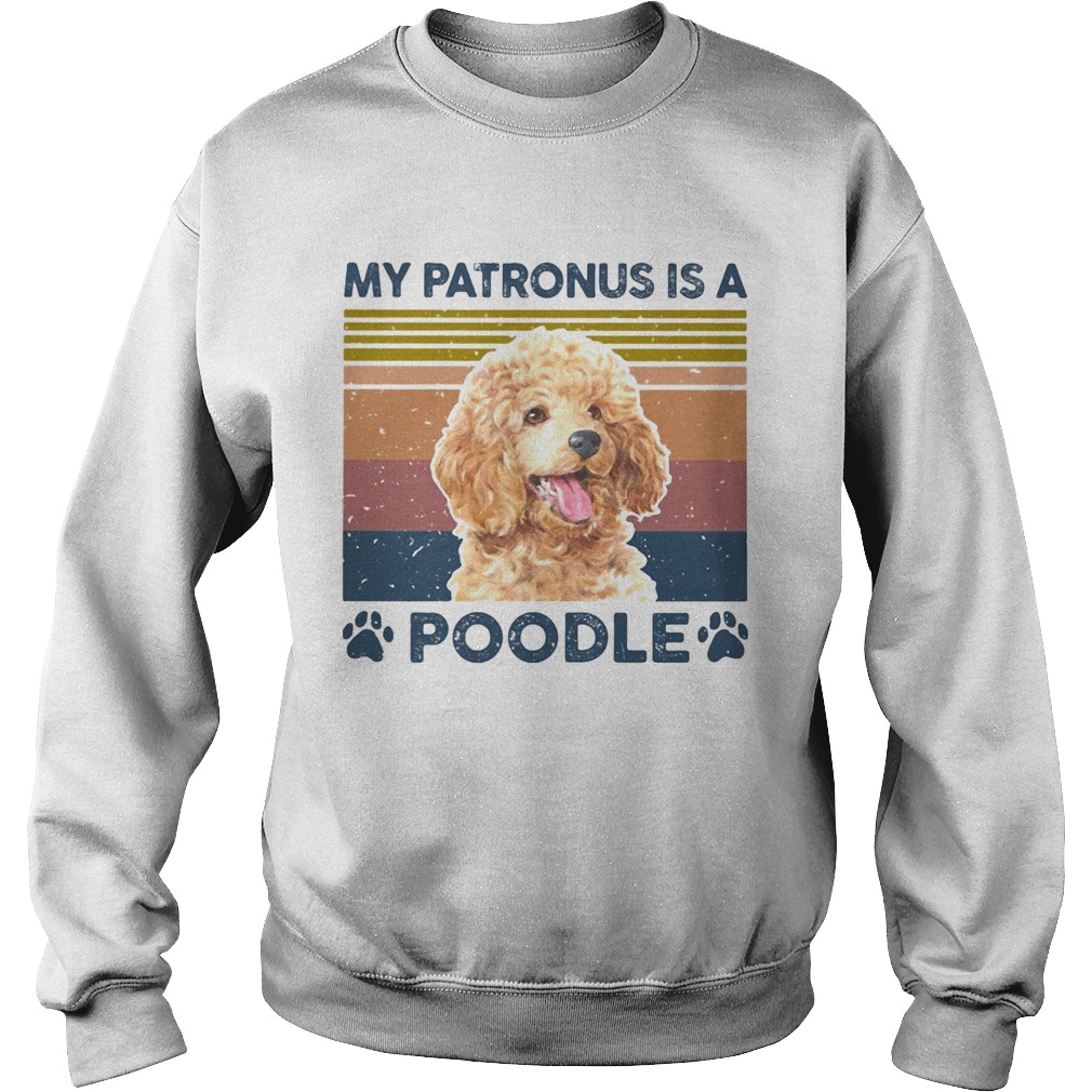 My patronus is a Poodle vintage Sweatshirt