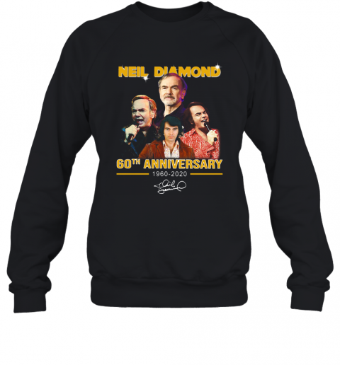 Neil Diamond 60Th Anniversary 1960 2020 Signature T-Shirt Unisex Sweatshirt