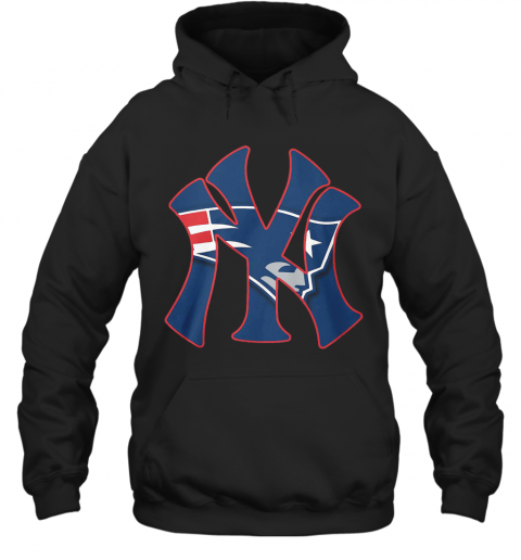 New York Yankees And New England Patriots T-Shirt Unisex Hoodie