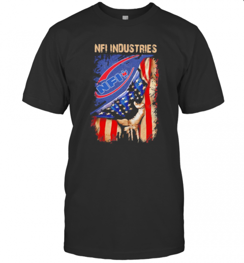 Nfi Industries American Flag Independence Day T-Shirt