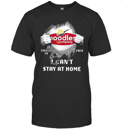 Noodles Company Inside Me Covid 19 2020 I Can'T Stay At Home T-Shirt