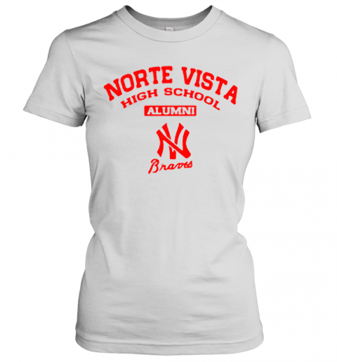 Norte Vista High School Alumni Braves Apparel Logo T-Shirt Classic Women's T-shirt