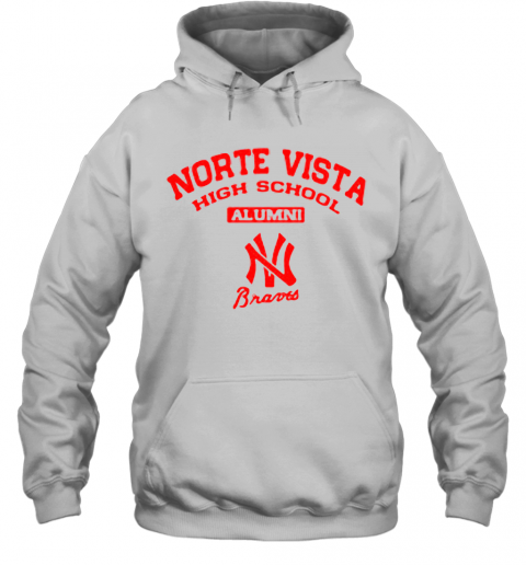 Norte Vista High School Alumni Braves Apparel Logo T-Shirt Unisex Hoodie