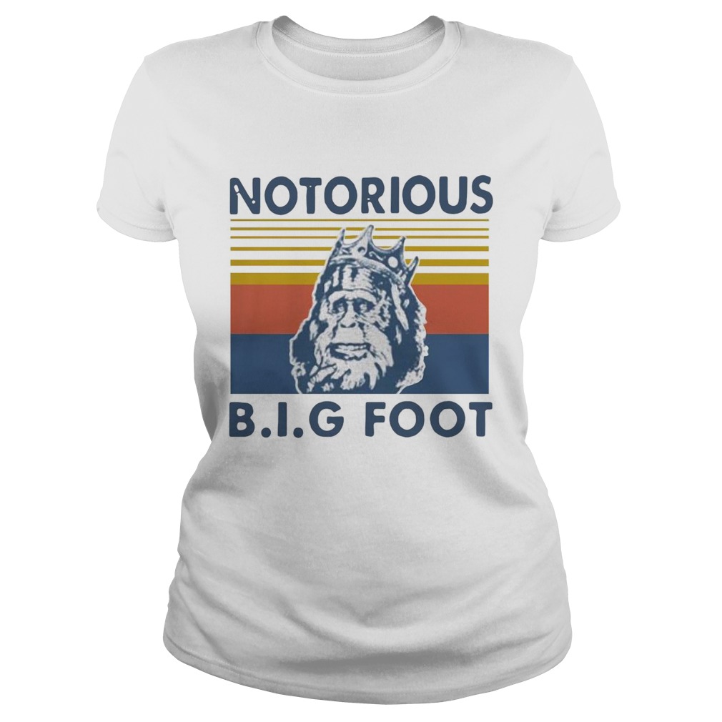 Notorious Big Bigfoot Vintage Classic Ladies