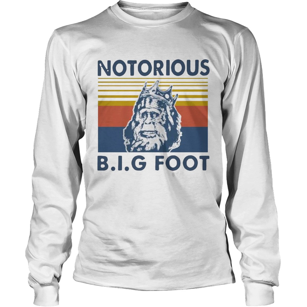 Notorious Big Bigfoot Vintage Long Sleeve