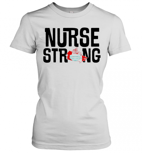 Nurse Strong Mask Map Canada T-Shirt Classic Women's T-shirt