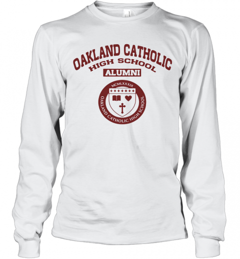 Oakland Catholic High School Alumni Logo T-Shirt Long Sleeved T-shirt 