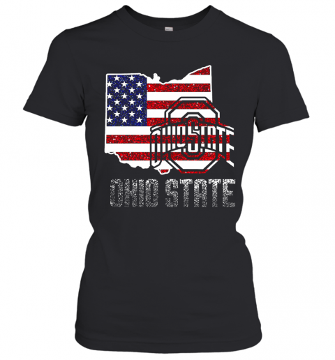 Ohio State American Flag T-Shirt Classic Women's T-shirt