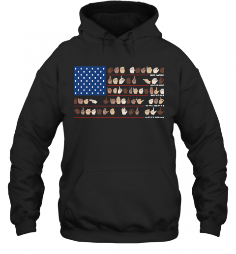 One Nation Under God Indivisible With Liberty And Justice For All T-Shirt Unisex Hoodie
