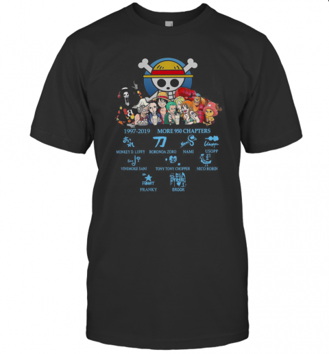 One Piece 1997 2019 Moren 950 Chapters Signature T-Shirt