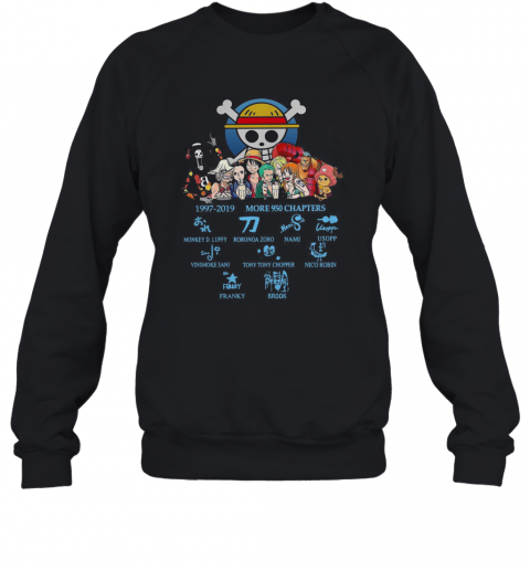 One Piece 1997 2019 Moren 950 Chapters Signature T-Shirt Unisex Sweatshirt