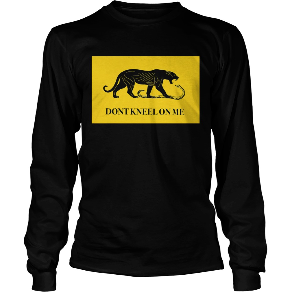 Panther And Snake Dont Kneel On Me Long Sleeve