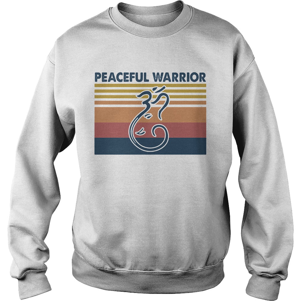 Peaceful warrior vintage Sweatshirt