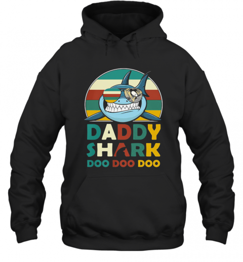 Pittsburgh Penguins Daddy Shark Doo Doo Doo Vintage T-Shirt Unisex Hoodie