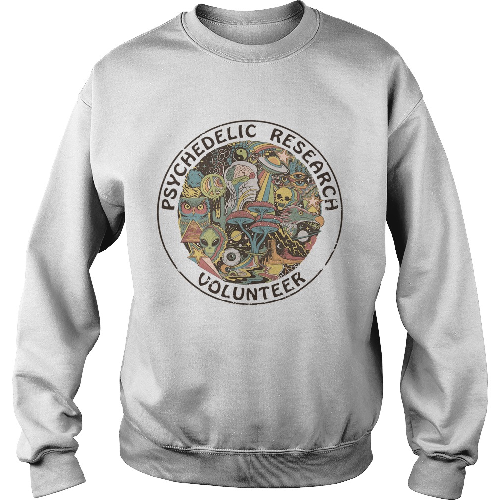 Psychedelic Research Volunteer Ringer Sweatshirt