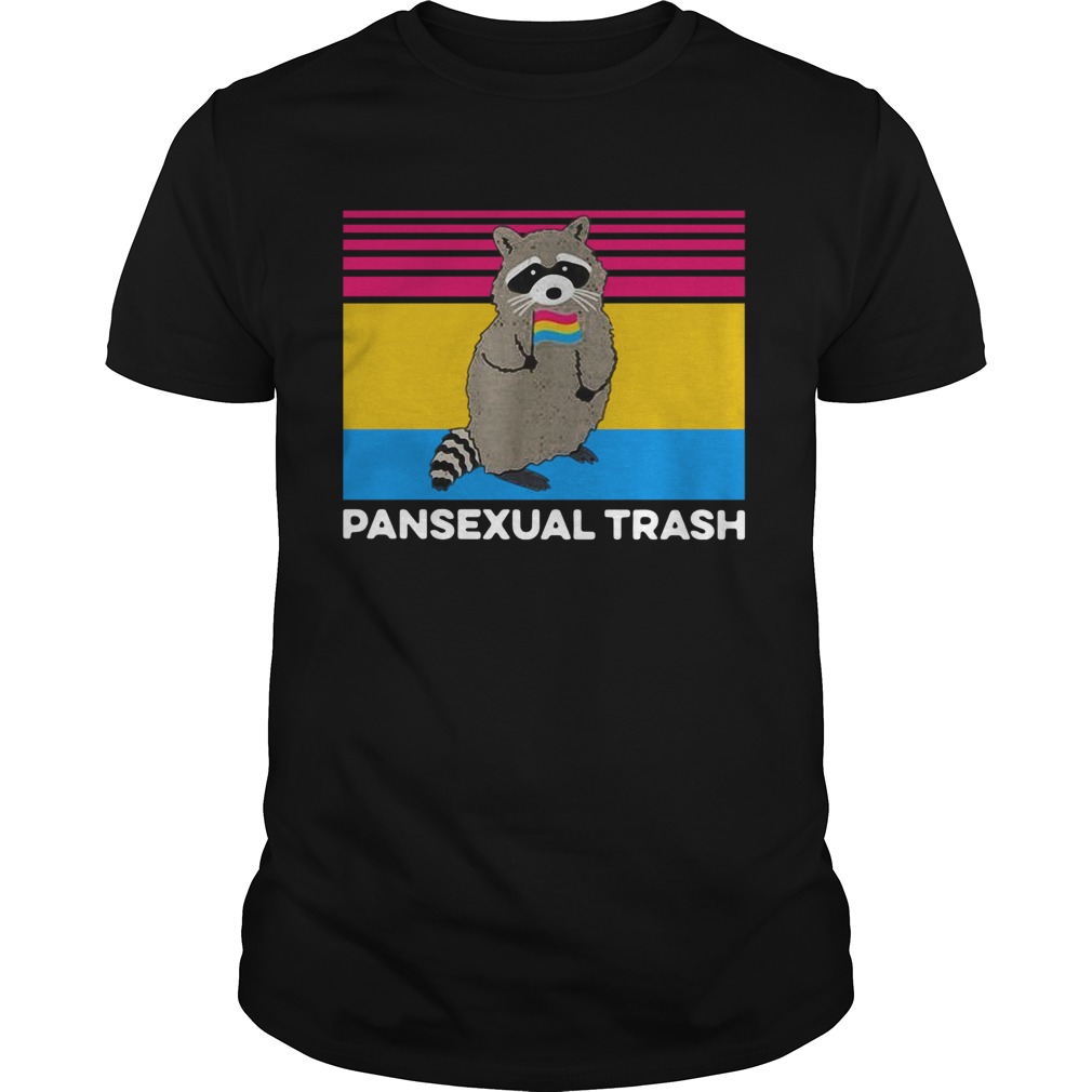 Raccoon Pansexual Trash Vintage shirt