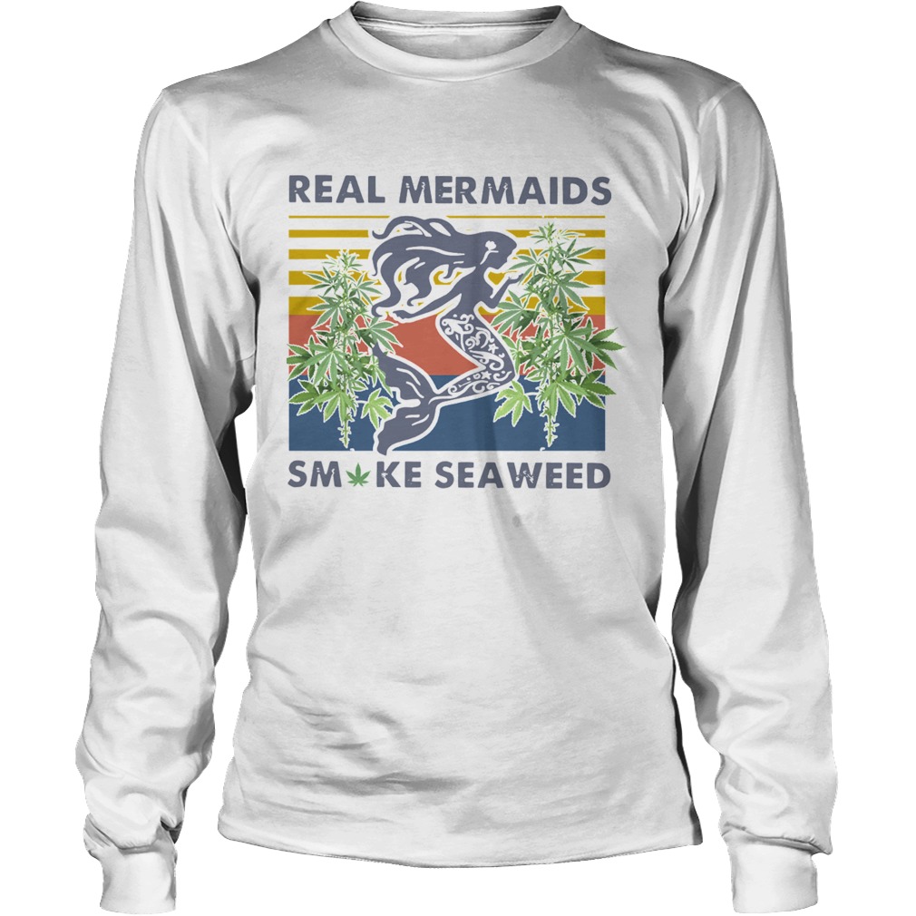 Real Mermaids Smoke Seaweed Vintage Long Sleeve