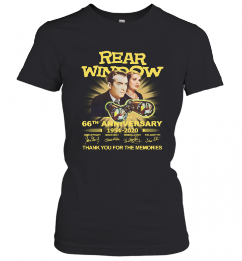 Rear Window 66Th Anniversary 1954 2020 Thank You For The Memories Signature T-Shirt Classic Women's T-shirt