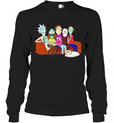 Rick And Morty The Movie Friends TV Show T-Shirt Long Sleeved T-shirt 