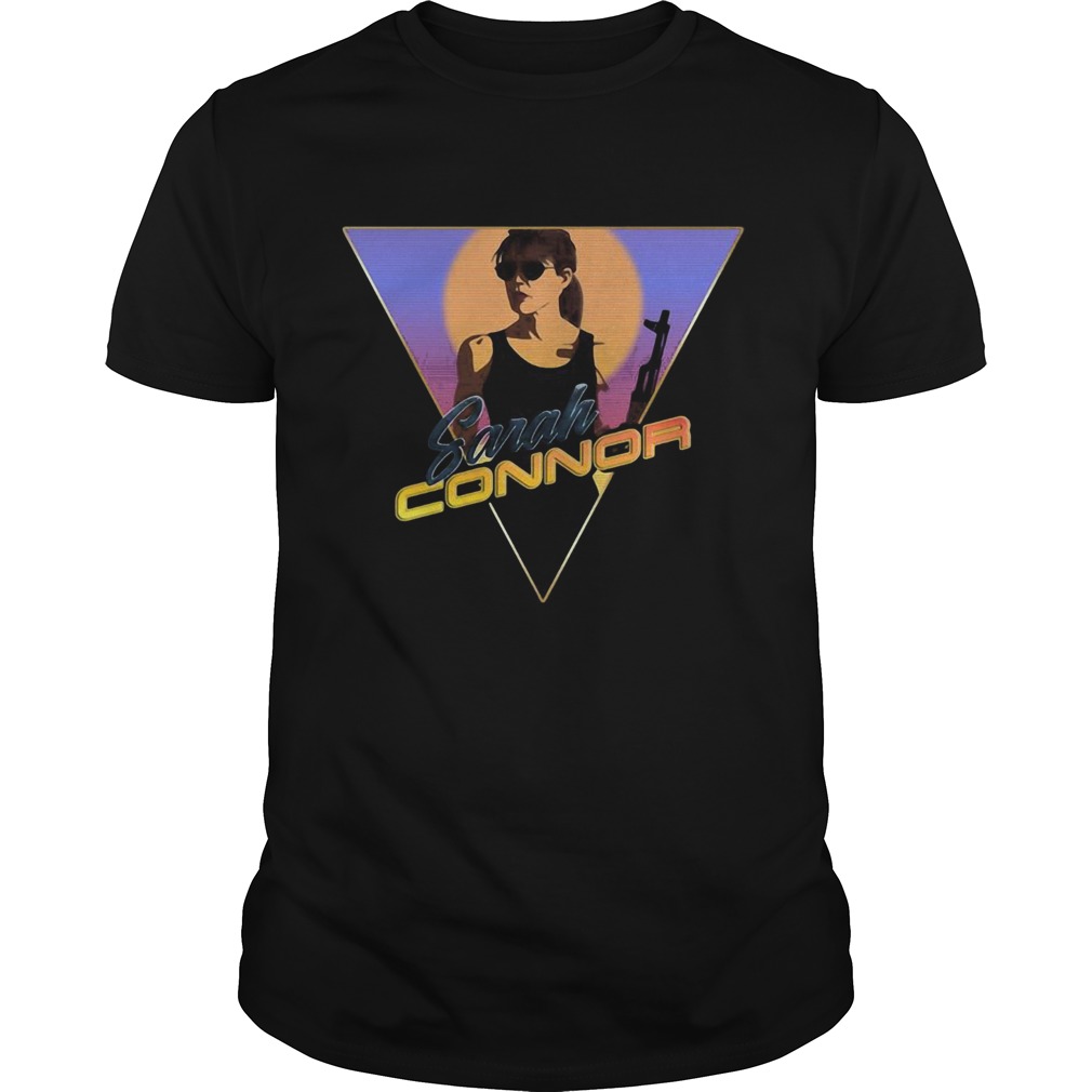 Sarah Connor Terminator Vaporwave shirt