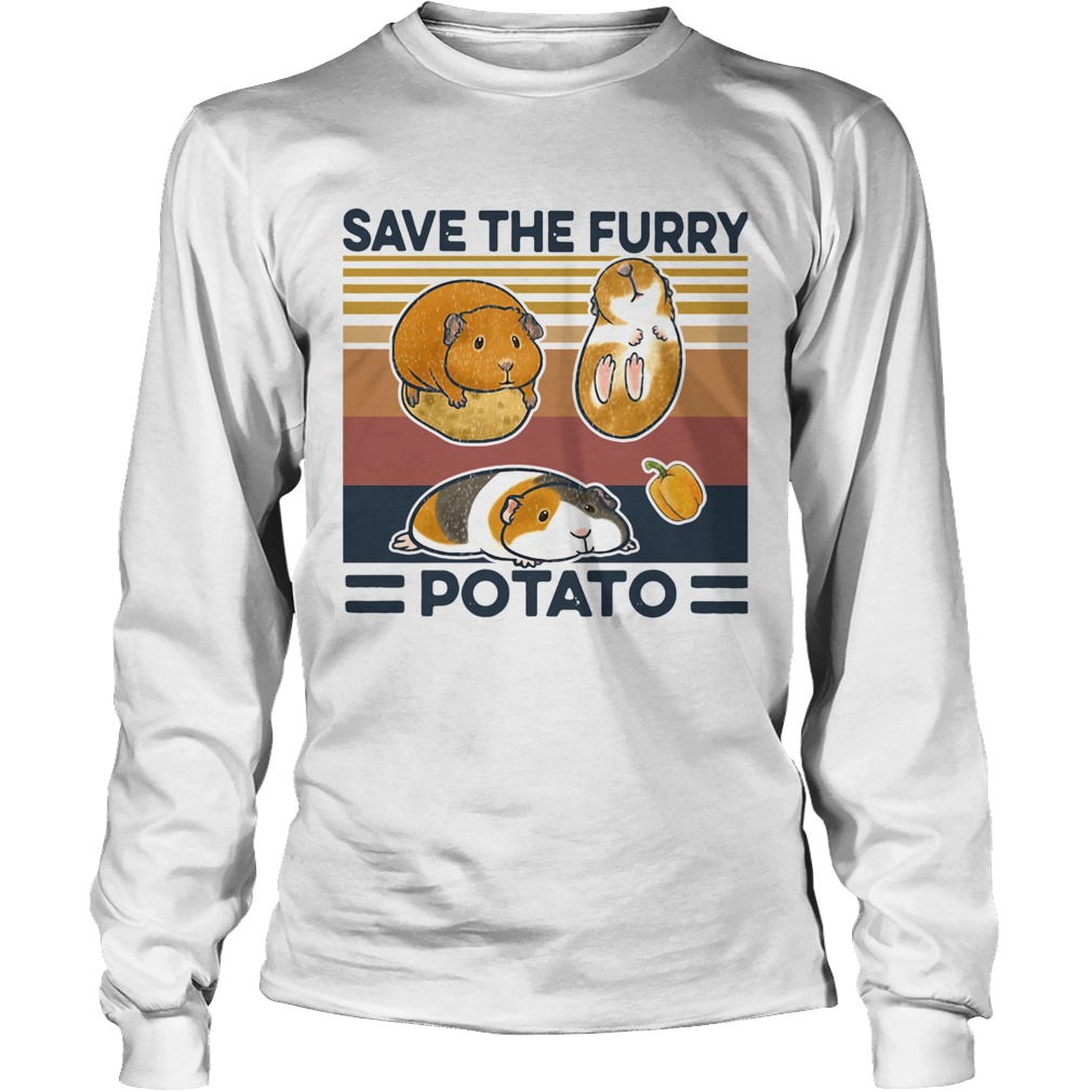 Save The Furry Potato Vintage Long Sleeve