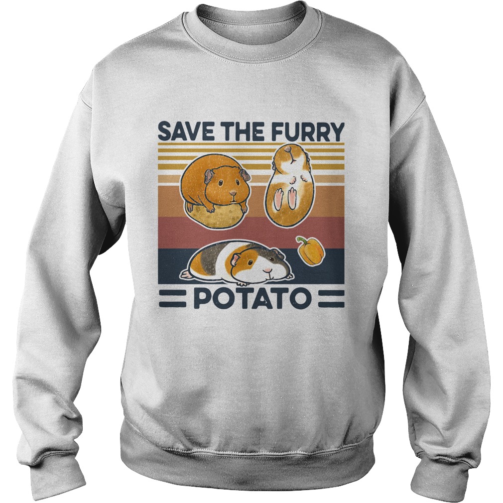 Save The Furry Potato Vintage Sweatshirt