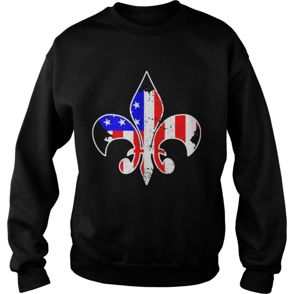 Scouting american flag independence day  Sweatshirt