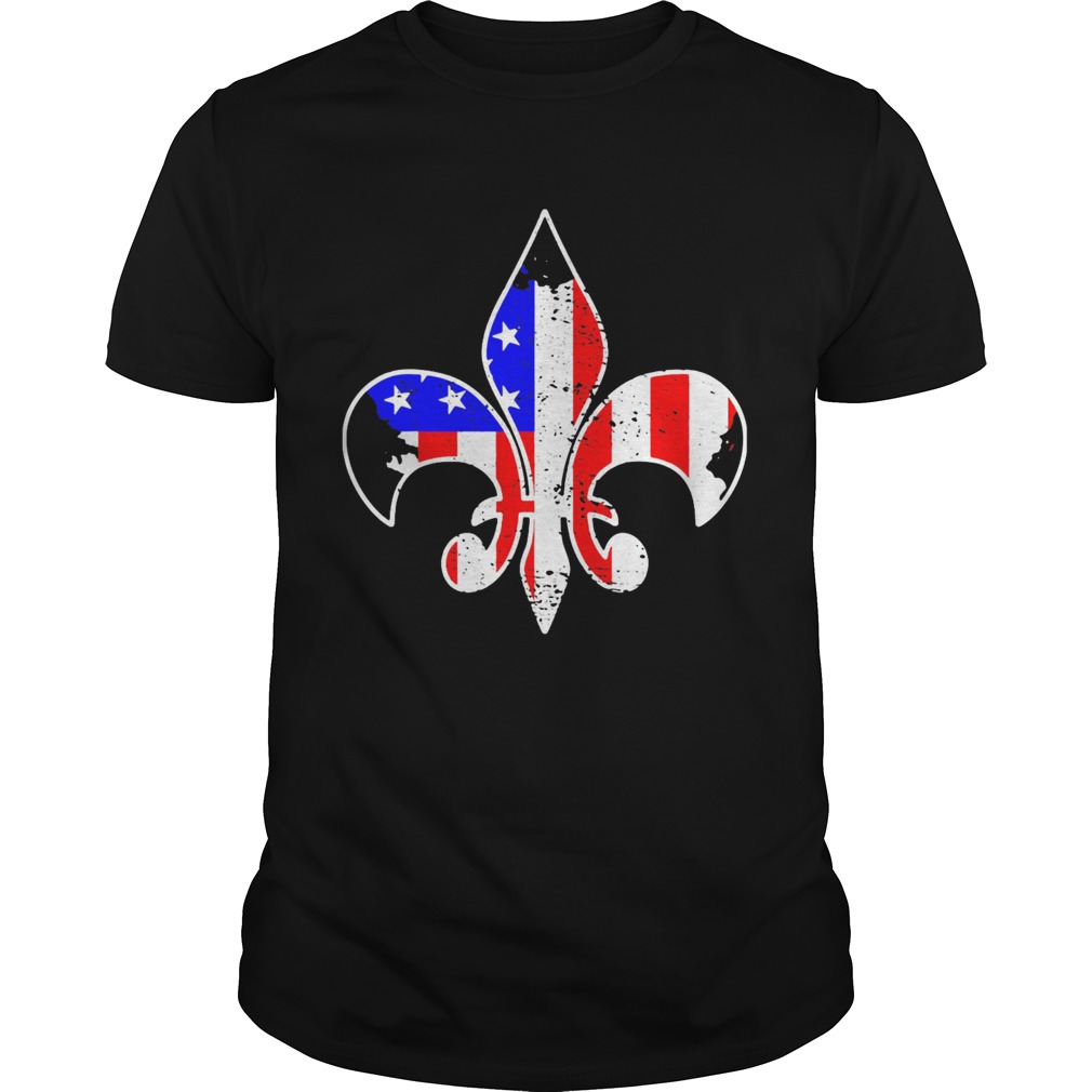Scouting american flag independence day shirt