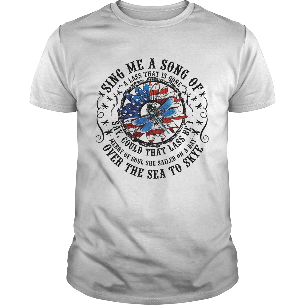 Sing Me A Song Of Over The Sea To Skye Thistle 14th Of July Independence day shirt