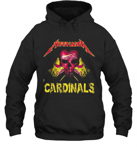 Skull Metallica St. Louis Cardinals Flag T-Shirt Unisex Hoodie