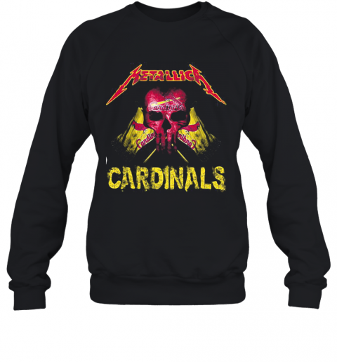 Skull Metallica St. Louis Cardinals Flag T-Shirt Unisex Sweatshirt