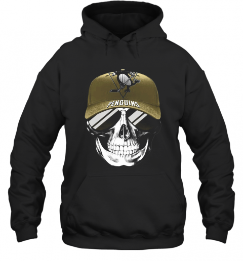 Skull Smile Pittsburgh Penguins Hockey T-Shirt Unisex Hoodie