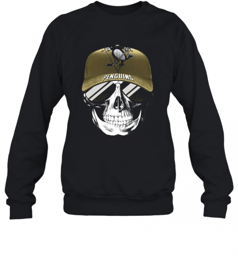 Skull Smile Pittsburgh Penguins Hockey T-Shirt Unisex Sweatshirt