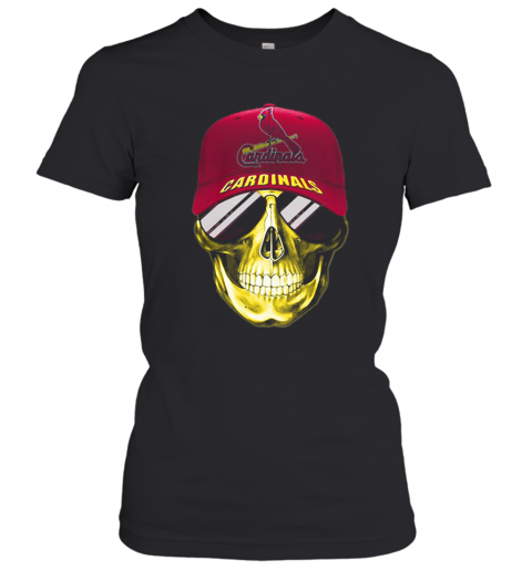 Skull Smile St. Louis Cardinals Baseball T-Shirt Classic Women's T-shirt