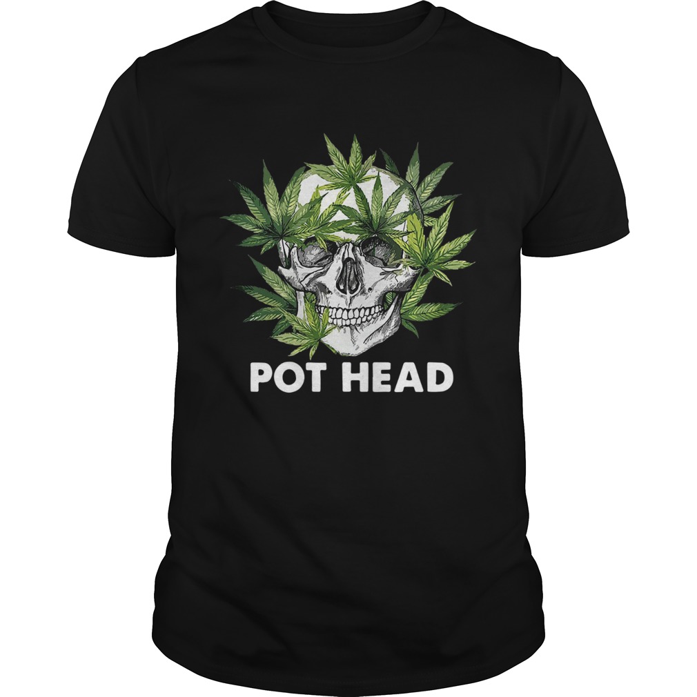 Skull Weed Pot Head shirt