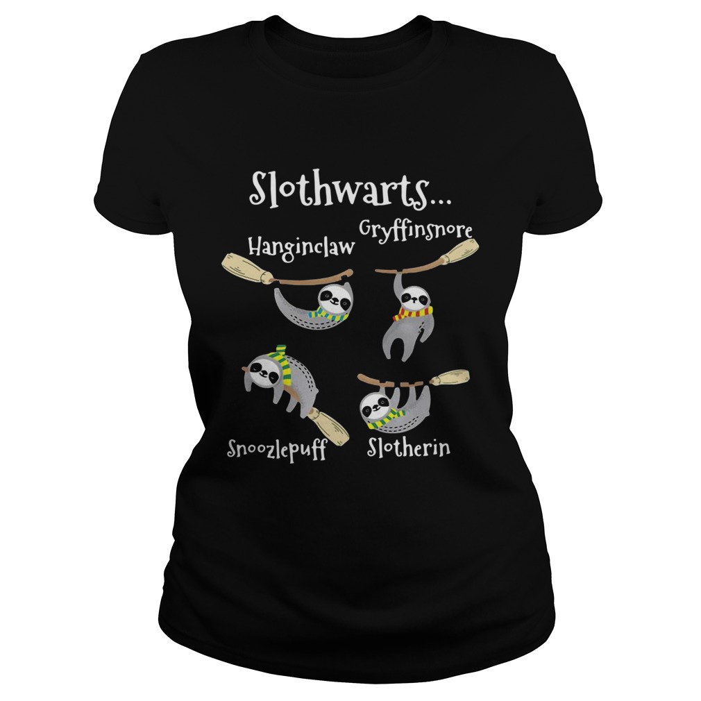 Slothwarts Gryffinsnore Hanginclaw Snoozlepuff Slotherin Classic Ladies
